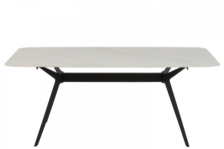 Masa Rectangle, Metal, Alb, 180x90x74 cm [1]