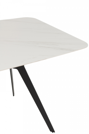 Masa Rectangle, Metal, Alb, 180x90x74 cm [5]