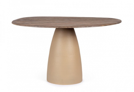 Masa Stanley Natur, Rustica, Blat Maro, 140 cm [1]