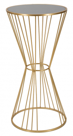 Masa Super, Fier/MDF/Oglinda, Auriu, 100x50x50 cm [1]