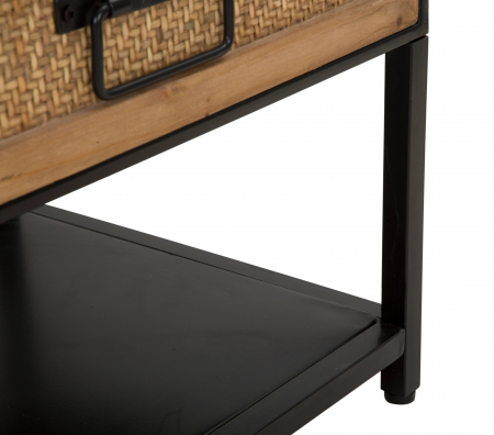 Masa TV, Fier/MDF, Multicolor, 38x95x38 cm [3]
