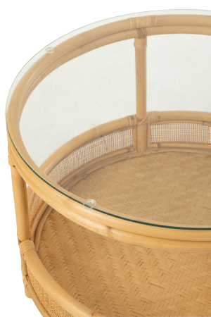 Masuta cafea, Fibre naturale, Natural, 70x70x47 [4]