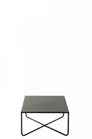 Masuta Cross, Metal, Negru, 100x60x32.5 cm [2]