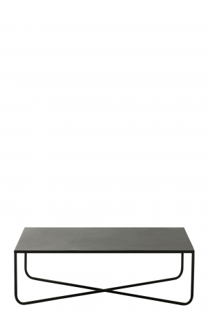 Masuta Cross, Metal, Negru, 100x60x32.5 cm [1]
