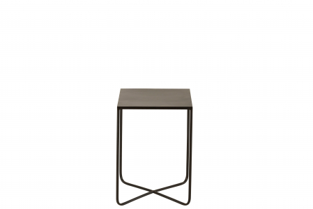 Masuta Cross, Metal, Negru, 35x35x50.5 cm [1]