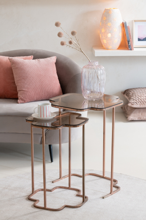 LIVING - Măsuță de cafea, Copper, Set 2