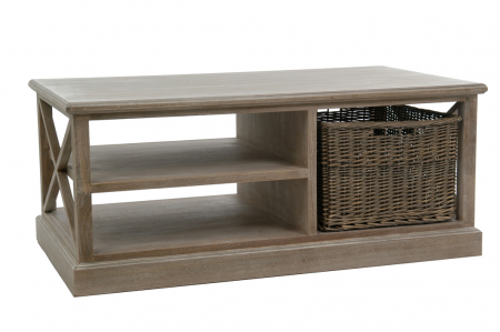 SALE % - Masuta de cafea RH, Lemn, Natural, 120.2x69x50.5 cm