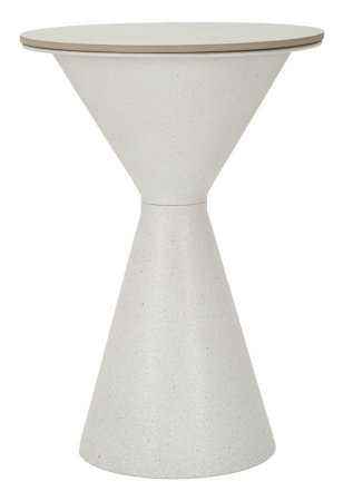 Masute - Masuta de cafea, DOUBLE, alba ø 44,5x63 cm