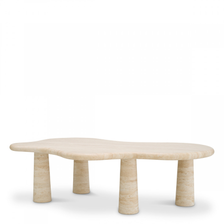 LIVING - Măsuță de cafea, Isernia travertin, Dims: L. 116 | W. 73 | H. 34  (CM)