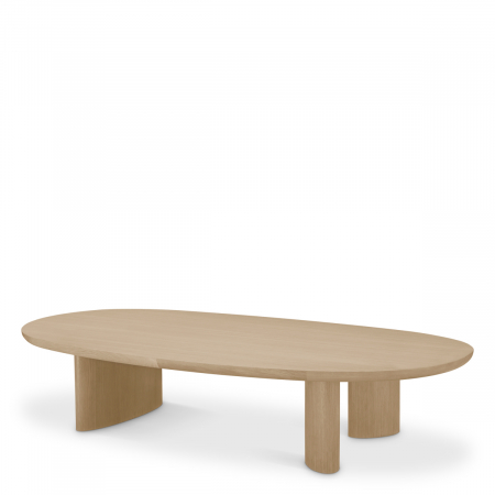 LIVING - Măsuță de cafea, Lindner, furnir din stejar, natur, Dims: L. 168.5 | W. 86.5 | H. 35.5  (CM)