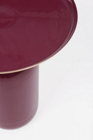 Masuta de cafea Nalima, Otel, Visiniu, 40.5x45.5 cm [2]