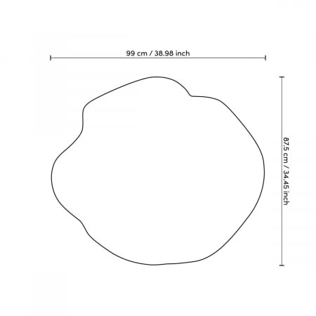 Măsuță de cafea, Shapiro marmura usoara, Dims: L. 99 | W. 87.5 | H. 37  (CM) [5]