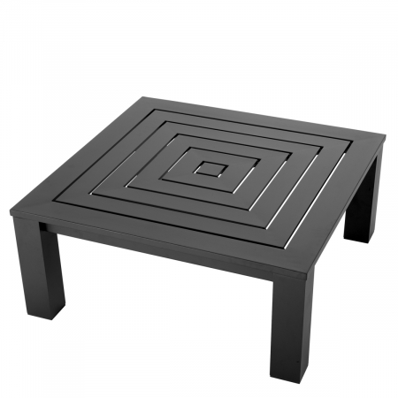 Măsuță de cafea, Vistamar neagra de exterior , Dims: L. 101.5 | W. 101.5 | H. 43  (CM) [2]