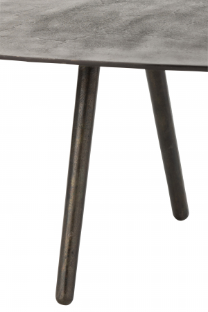 Masuta Drop, Metal, Negru, 120x76x36 cm [1]