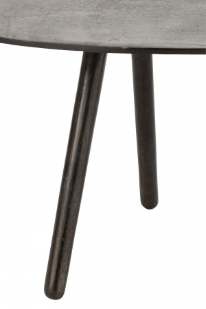 Masuta Drop, Metal, Negru, 90x56x32 cm [1]