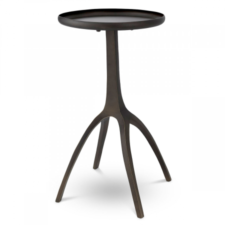 LIVING - Măsuță laterală, Lauriua, finisaj bronz, Dims: L. 40.5 | W. 40.5 | H. 56  (CM)