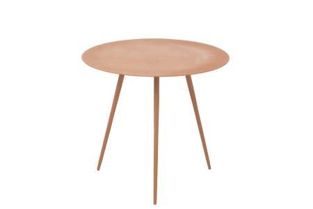 SALE % - Masuta laterala, Metal , Maro, 45.5x45.5x41