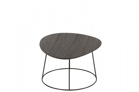 Masuta Oval, Lemn, Maro, 69x55x35 cm [2]