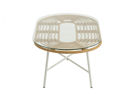 Masuta Oval, Metal, Maro, 90x50x35 cm [2]