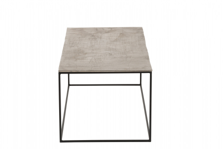 Masuta Rectangle, Metal, Argintiu, 110x49.5x41 cm [2]