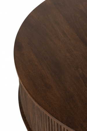 Masuta rotunda Reyi , Lemn, Maro, 120.5x120.5x36 cm [5]