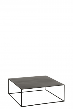 LIVING - Masuta Square, Metal, Negru, 80x80x30 cm