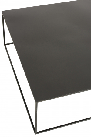 Masuta Square, Metal, Negru, 80x80x30 cm [2]