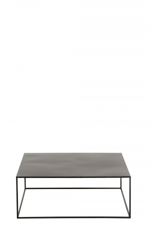 Masuta Square, Metal, Negru, 80x80x30 cm [3]