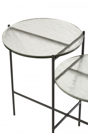 Masuta, Sticla, Transparent, 80x38x57 cm [1]