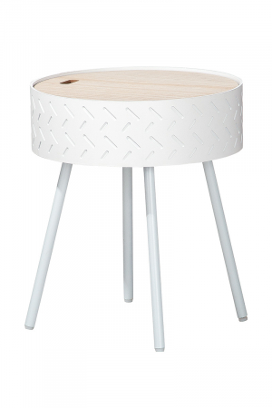 Masuta Storage, MDF, Alb, 45.5 cm [1]