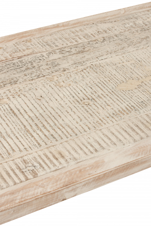 Masuta Wash, Lemn, Alb, 181x86x42 cm [5]