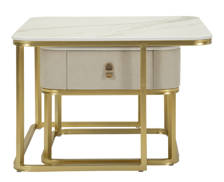 Masute de cafea Beauty, Set 2, 70x70x48-50x50x43,5 cm [6]