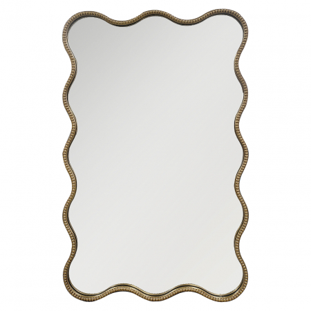 Oglinzi - Oglindă Laur (Auriu), Dims: 96.0 x 60.0 x 2.5 cm