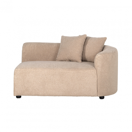 SALE % - Modul Canapea Grayson pe partea dreapta  bej  furry  140 cm