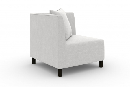 Modul de colt Tina, Bej, 88x82x88 cm [3]