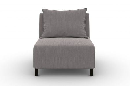 Modul de mijloc Tina, Gri, 105x82x88 cm [1]