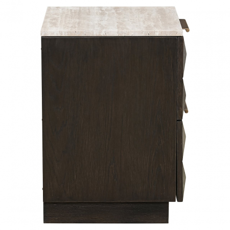 Noptiera Claremont 2-sertare (Maro) [1]