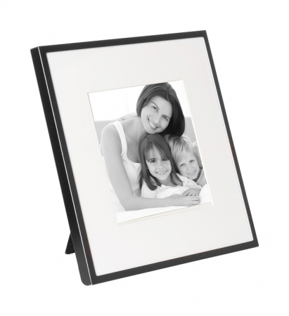 DECORATIUNI - NIGRA, Rama foto, aluminiu, negru, pentru dimensiunea imaginii 10x10 cm