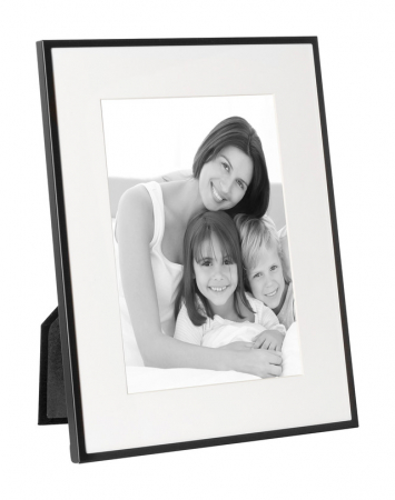 DECORATIUNI - NIGRA, Rama foto, aluminiu, negru, pentru dimensiunea imaginii 13x18 cm