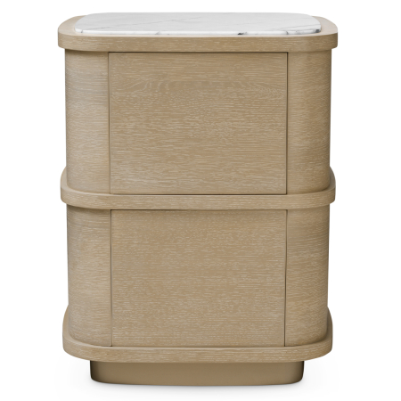 Noptiera Cabana S furnir de stejar spalat |W. 50 | D. 49 | H. 63 cm  [2]
