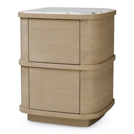DORMITOR - Noptiera Cabana S furnir de stejar spalat |W. 50 | D. 49 | H. 63 cm 