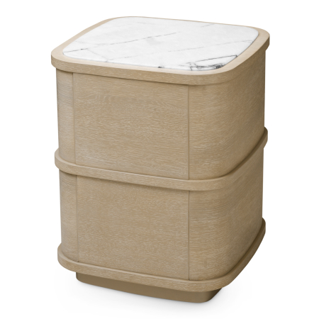 Noptiera Cabana S furnir de stejar spalat |W. 50 | D. 49 | H. 63 cm  [4]