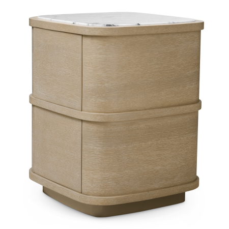 Noptiera Cabana S furnir de stejar spalat |W. 50 | D. 49 | H. 63 cm  [3]