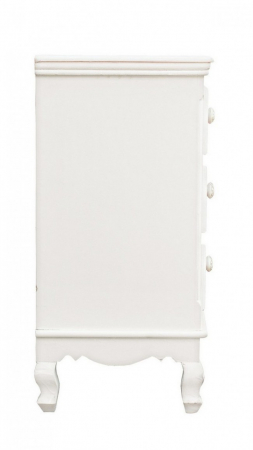 Noptiera CLORINE, lemn, alb, 41x33.5x68.5cm [3]