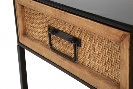 Noptiera Hanoi, Fier/MDF, Multicolor, 51.5x45x40 cm [2]