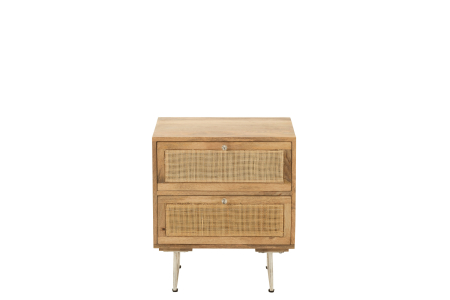 Noptiera , Lemn, Natural, 50x40x55 [2]