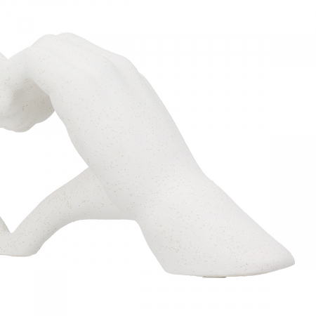 Obiect de decor, Inimă, pătat, Ceramica, crem, PU 4, L. 7 cm, L. 31 cm, H. 11 cm [3]
