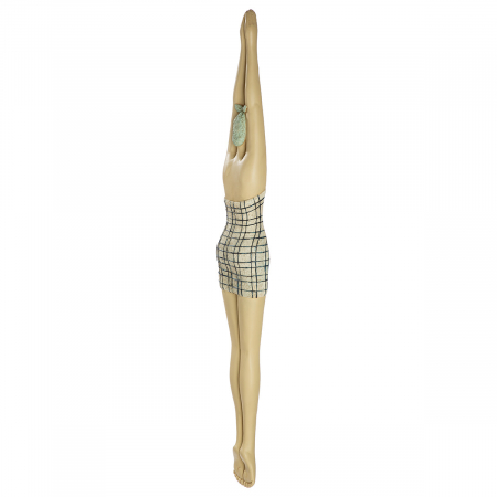 Obiect de perete, Femeie, Rășină sintetică, albastru, alb, PU 2, 2 asortate, L. 5 cm, l. 8 cm, H 63 cm [5]