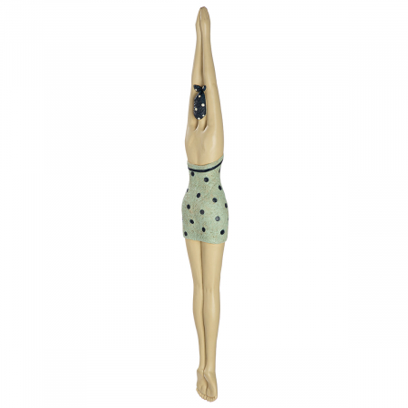 Obiect de perete, Femeie, Rășină sintetică, albastru, alb, PU 2, 2 asortate, L. 5 cm, l. 8 cm, H 63 cm [4]