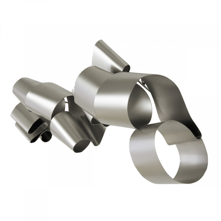 Obiect de perete, Twist, Metal, culoare șampanie, PU 1, L. 13,5 cm, L. 75 cm, H. 28 cm [1]